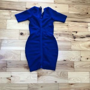 Blue bodycon Venus dress size s